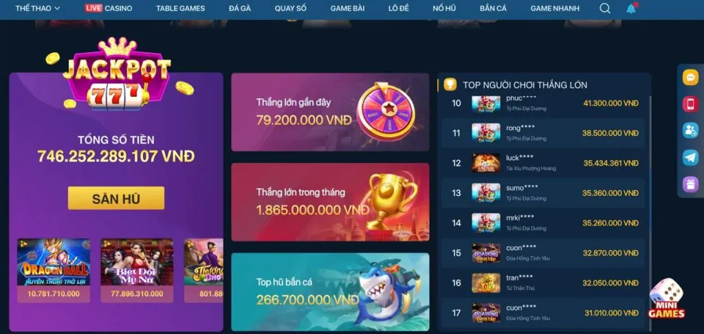 Banner khuyến mãi HM88 Nổ Hũ