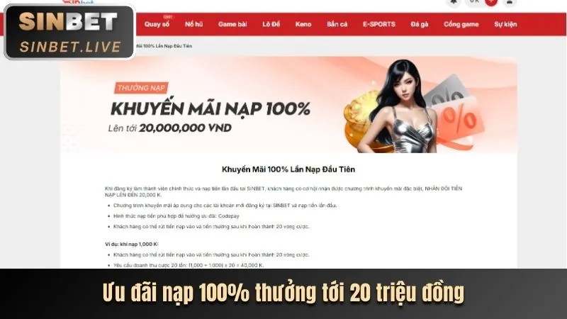 Cá cược thể thao hm88 nổ hũ